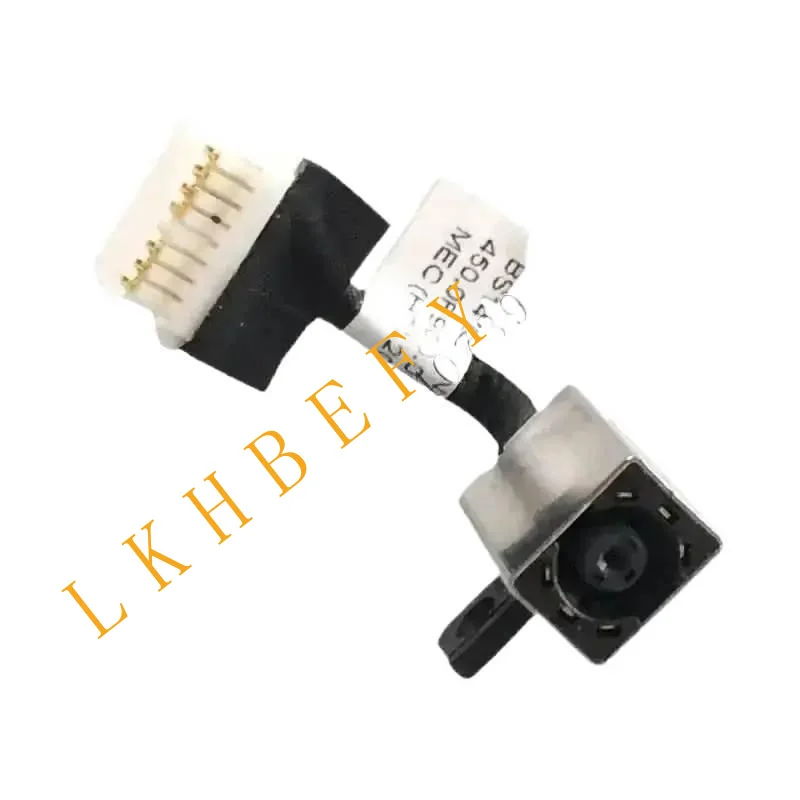 

€€ 0WJXD9 450.0F903.0011 DC Power Jack Socket Plug Charging Port with Cable for Inspiron 14 5481 5482 5485 15 5591