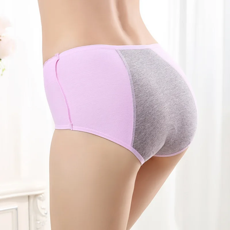 Female Physiological Pants Leak Proof Menstrual Women Underwear Period Panties Cotton Health Seamless Briefs In the waist Warm