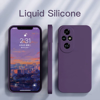 For Honor 200 Pro Case Original Liquid Silicone Protection Soft Cover For Honor 200 Honor200 Pro 200Pro 5G Shockproof Phone Case