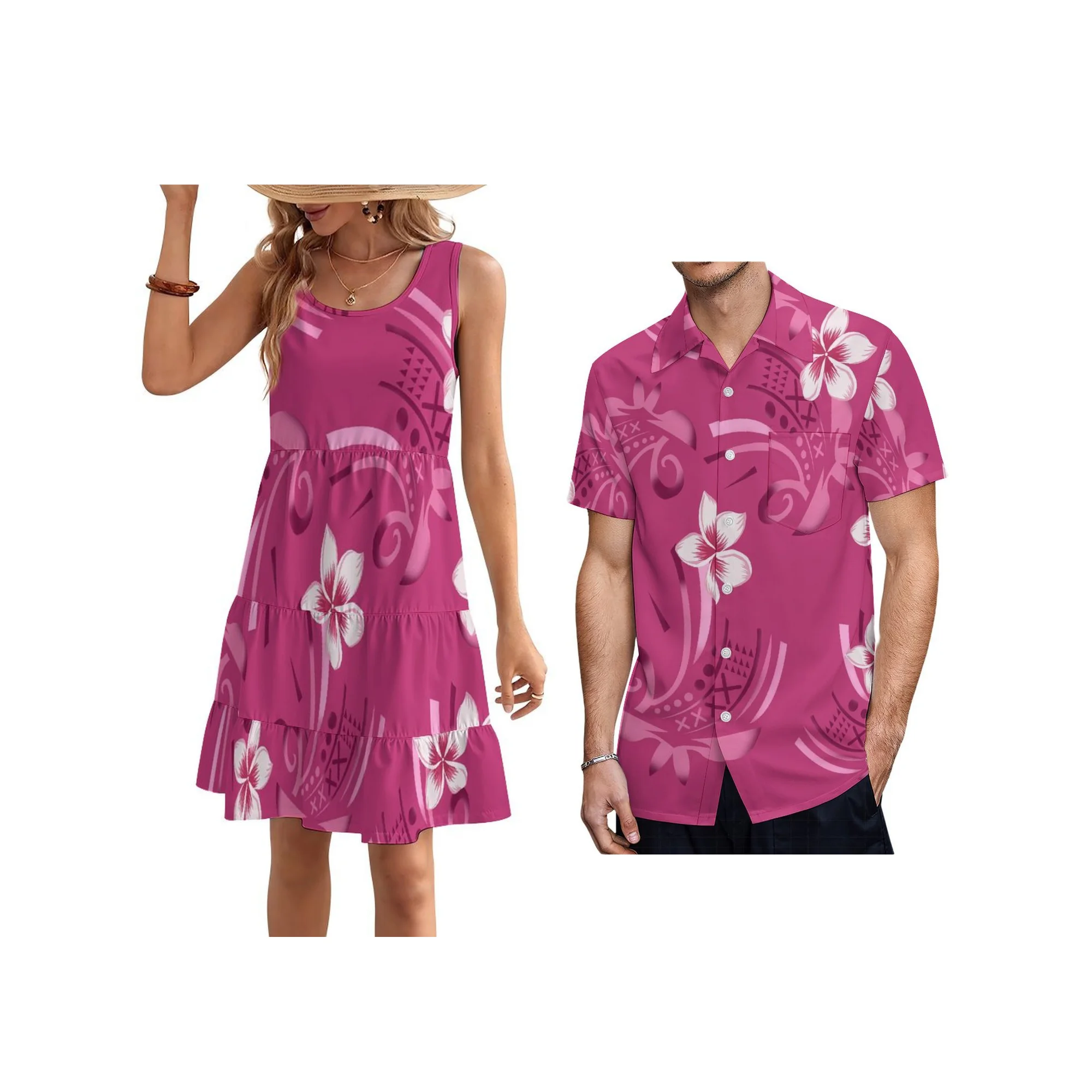 

Оптовое производство на заказ: Женское мини-платье больших размеров с многоярусной юбкой, круглым вырезом и без рукавов, в полинезийском стиле (Фиджи, Тонга)