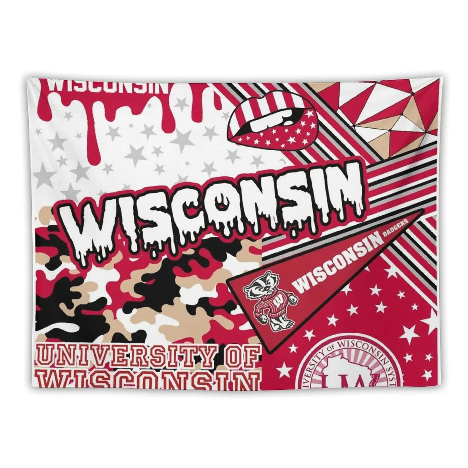 

Wisconsin Tapestry Cute Room Things Decor For Room Tapestry