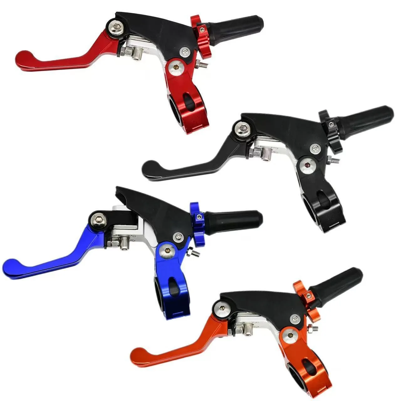 CNC 360 Degree Foldable Anti Fall Clutch Brake Lever Set For Dirt Bike Off Road Motorbike Aftermarket Modification Spare Parts