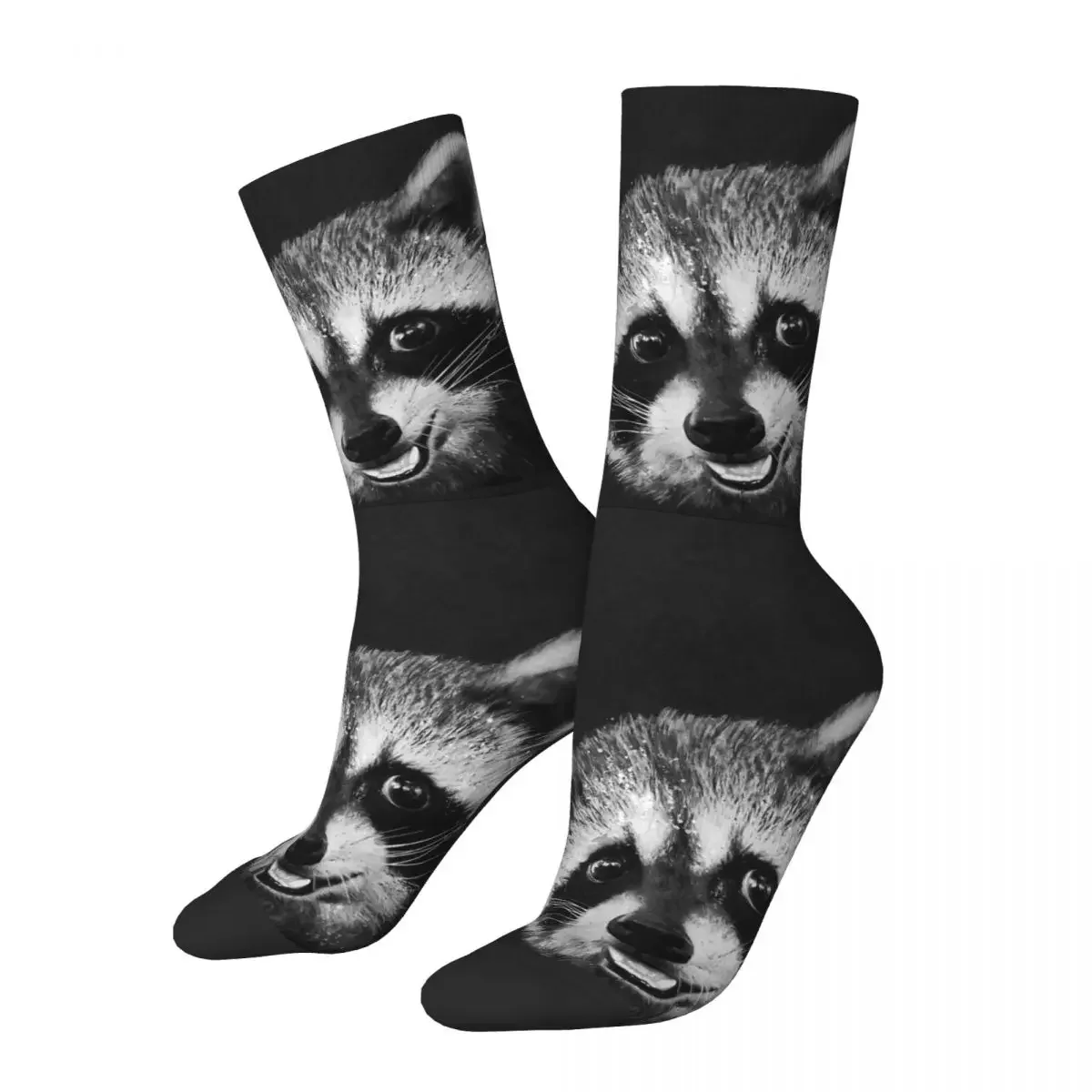 Raccoon Raccoon Men Women Socks Outdoor Novelty Spring Summer Autumn Winter Stockings Gift