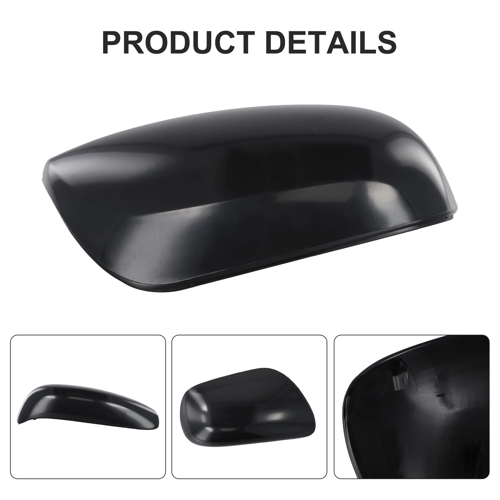 For Yaris 2007-2011 Mirror Cover Cap Mirror Cover Cap for primer Black Wing Mirror Cover Cap For Toyota Car Accessories