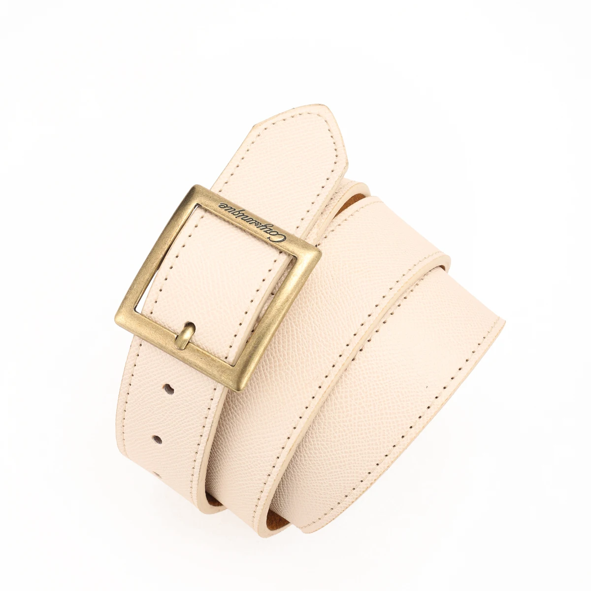 A Ladies' Casual Belt. Simple Buckle. PU Leather. Solid Color. Multiple Colors Available.