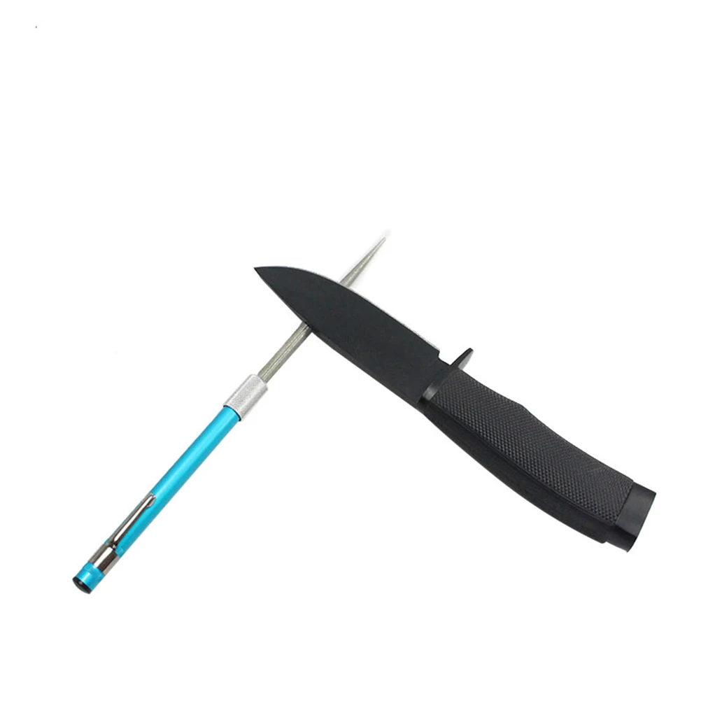 

Pen Shape Knife Sharpener Portable Sharpening Tool Compact For Outdoor Survival Portable Sharpening Fishing Hooks