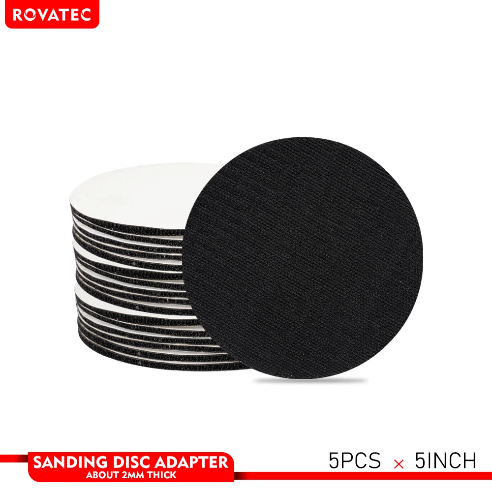 

Belt Sander 5pcs Hook Backing Pad for 5" 125mm/6"150mm Sanding Discs Self Adhesive Disc Pad Abrasive Sander Polishing & Grinding