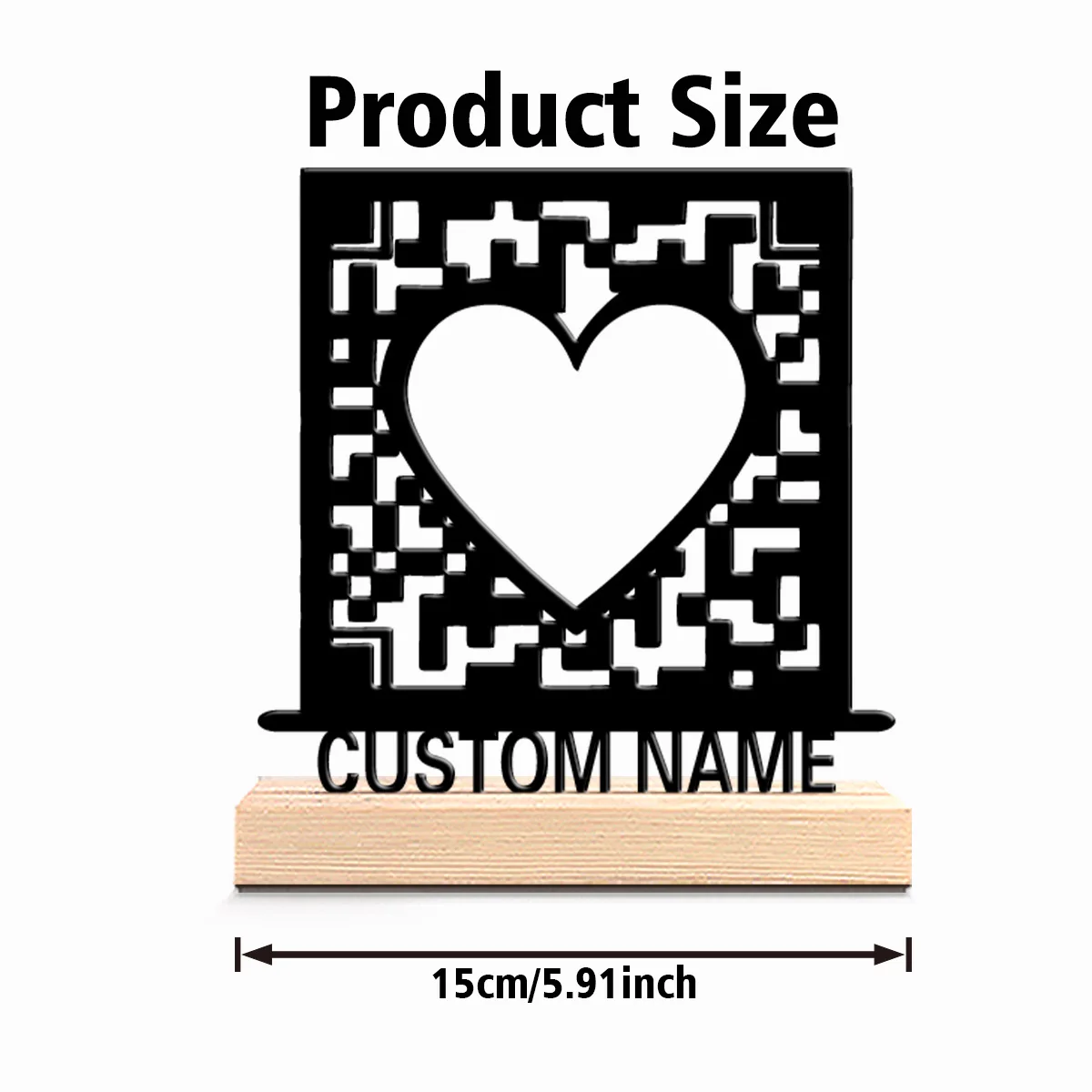 1pc Terror Personalized Custom maze Metal Statues Wooden Base Lighting for Office Workshop Modern Rustic Steampunk Themes