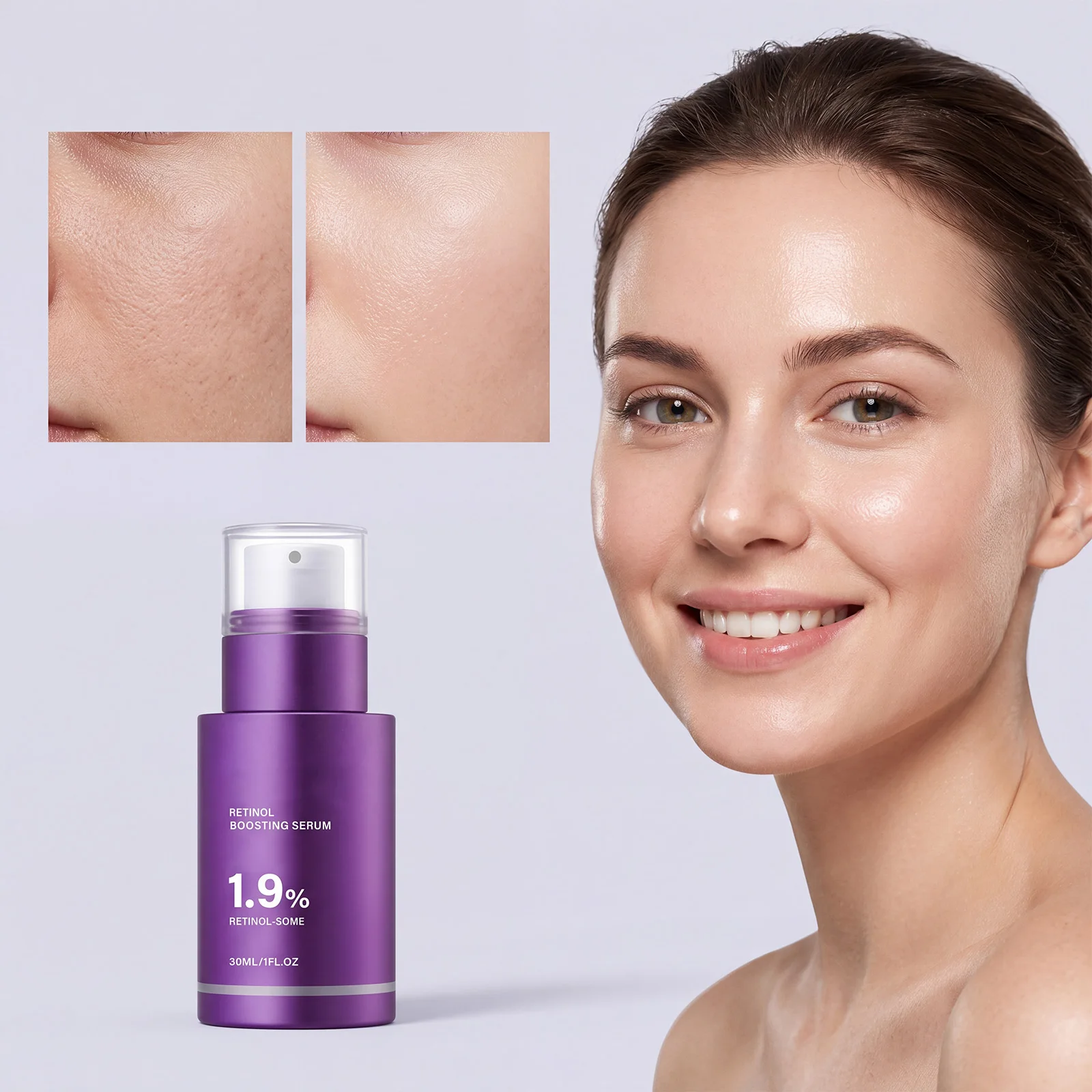 Retinol Revitalizing Serum Gentle Hydrating Moisturizing Non Sticky Multi Skin Type Smooth Skin Brightening Even Skin Tone Care