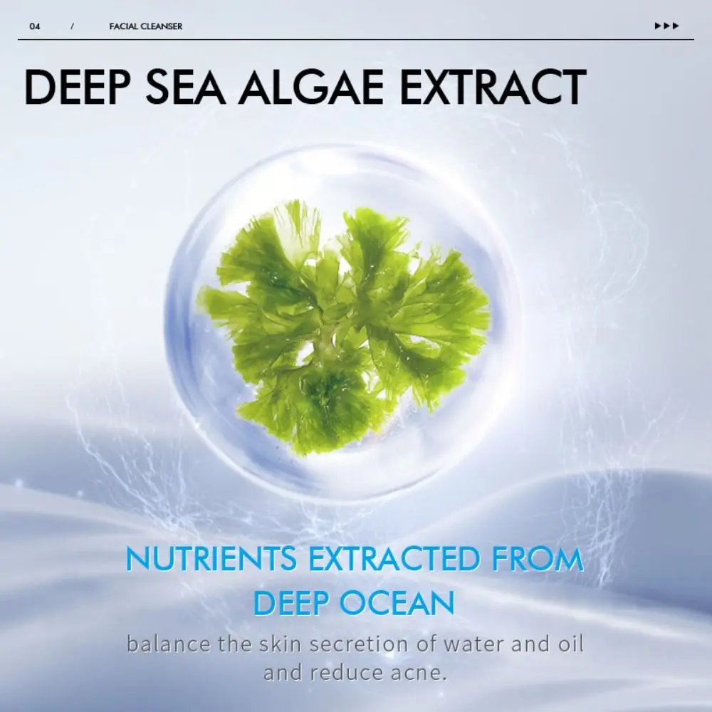 New 50g Men Facial Cleanser Moisturizing Face Washing Man Skin Care Blackhead Remove Deep Norishing Scrub Cosmetics