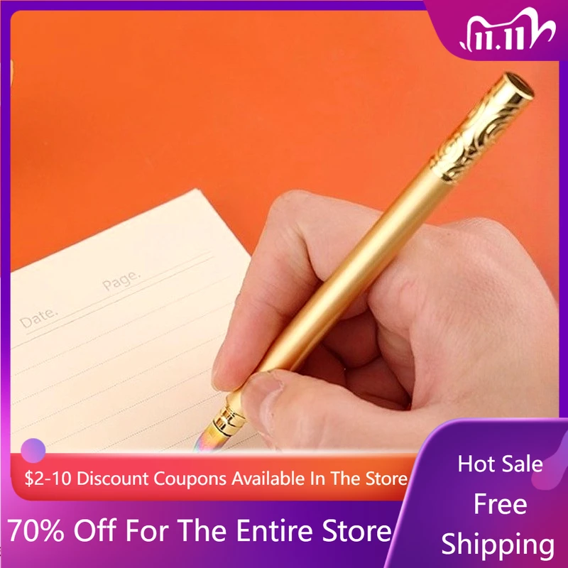 Luksusowe pióra wieczne Lanbitou o unikalnym designie, retro, z kapturkiem, stalówka EF 0.38mm, kreatywne pióro do atramentu, urocze artykuły papiernicze, przybory szkolne, prezent.