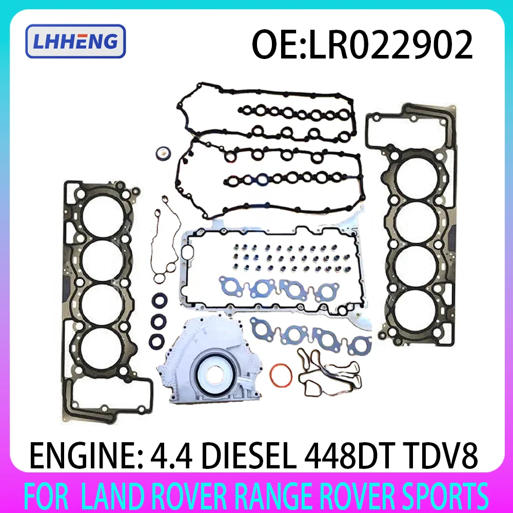 

ПОЛНЫЙ НАБОР ПРОКЛАДКИ ДВИГАТЕЛЯ для LAND ROVER RANGE ROVER SPORT 4.4 DIESEL TDV8 448DT 4.4L 4.4T SDV8 L322 L405 L494 2010-2025