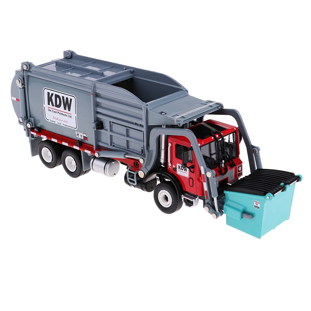 

1 : 24 Alloy Diecast Pull - Back Garbage Dump Truck
