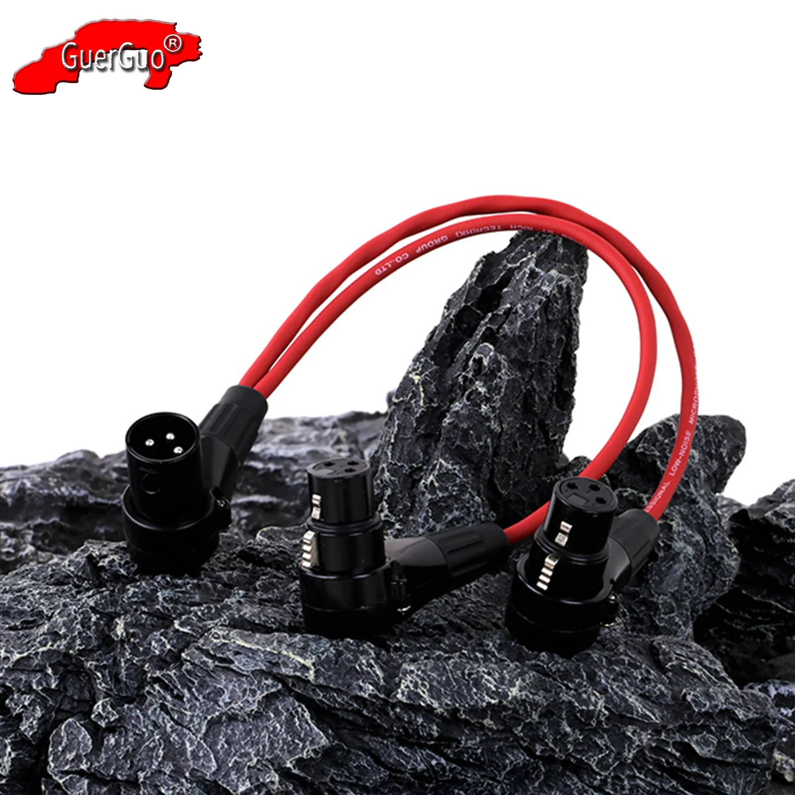 

XLR Splitter Cable 3Pin XLR Male to Dual 3Pin XLR Female Plug Audio Extension Shielded Cord Balanced MIC Amp Adapter Converter