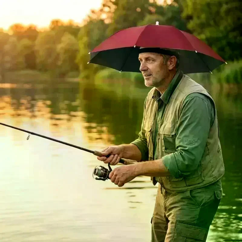 Katlanabilir Şemsiye Şapka UV  - Outdoor Camping Umbrella incelemesi ve fiyatı