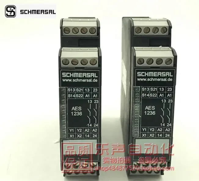 2025.4 AES1236 Alemán SCHMERSAL Schmersal Monitoreo Relé de seguridad de parada de emergencia Spot genuino.