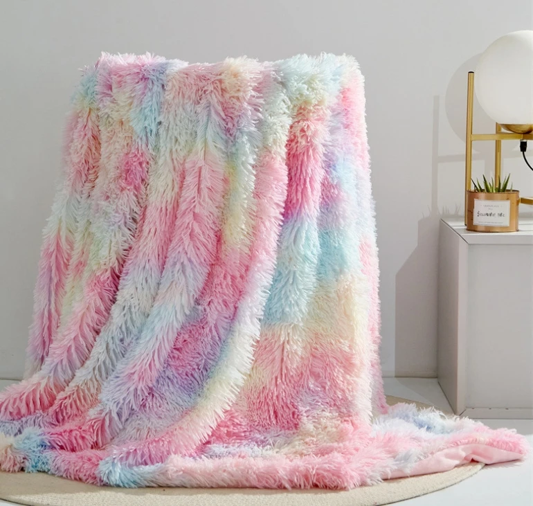 Baby Blanket Fuzzy Fleece Blanket Soft Reversible Warm Receiving Blankets For Toddler Infant Boys And Girls  Crib Stroller Nap