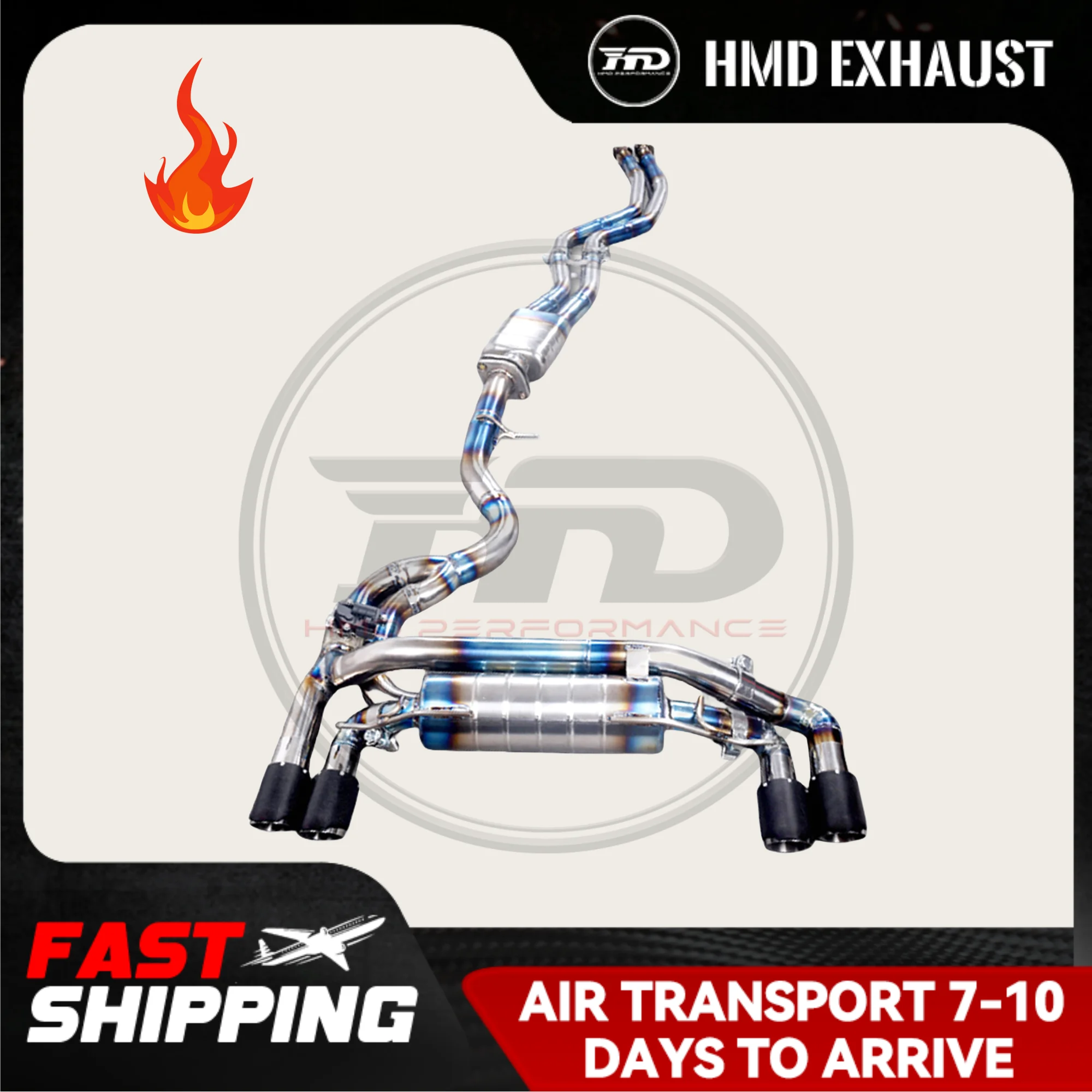

HMD Exhaust System High Flow Performance Catback For BMW 1M N54 E82 With Valve Electronic Valve Auto Parts