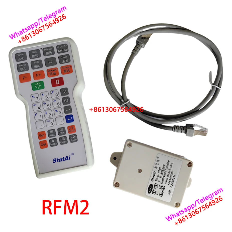

New upgraded THC plasma StatAi CC-M3/4 control system wireless remote control RFM2, replacing the old RFM1, RFS1 (discontinued)
