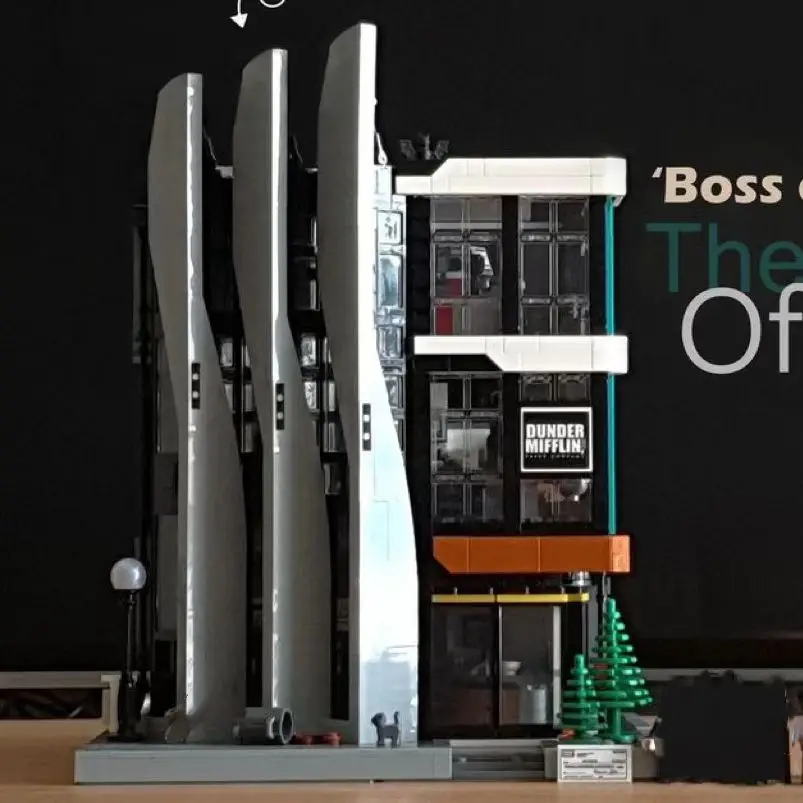 3828PCS Ufficio Edificio MOC Modello Building Block Set Creativo Street View Casa Modulare Mattoni di Montaggio Giocattoli FAI DA TE Regali Per I Bambini