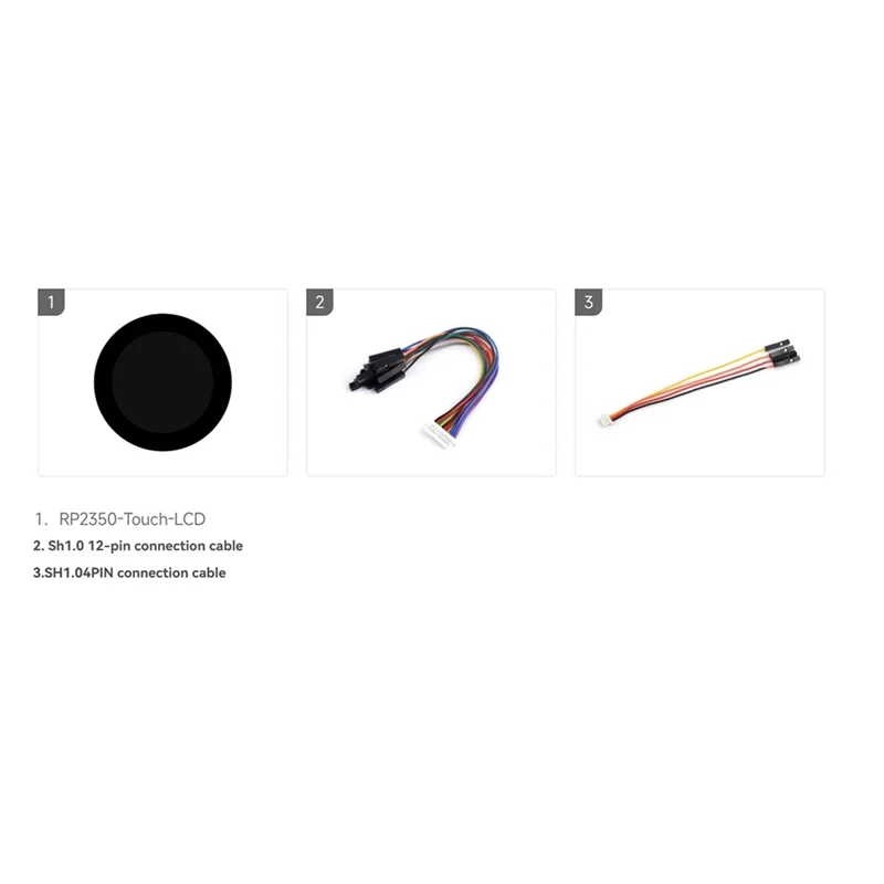 

Reliablefor Raspberry Pi RP2350B 2.8 Inch IPS LCD Display Touch Screen 480X480 Dual-Core Dual-Architecture Circular