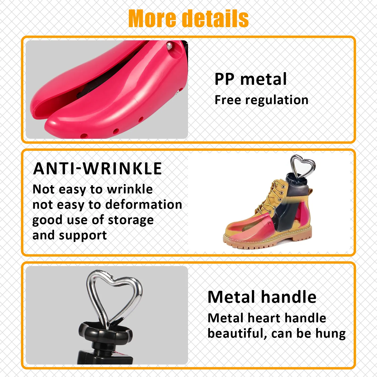 1/2Pcs Shoe Stretcher Adjustable Shoe Trees Multifunctional Universal Sneaker Shoe Boot Widener Stretcher for Men and Women
