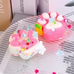 Cat Paw Squishy Squeeze Toy Soft Mochi Toys Cute Slow Rebound Stress Relief Fidget Toys For Children Adults Gifts Color random