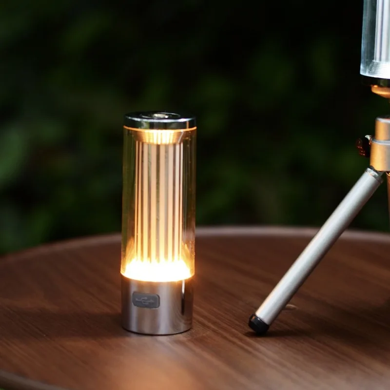 LED Rechargeable Camping Lantern- Multi-Function Tent Light with Flashlight Mode for Outdoor Hiking
