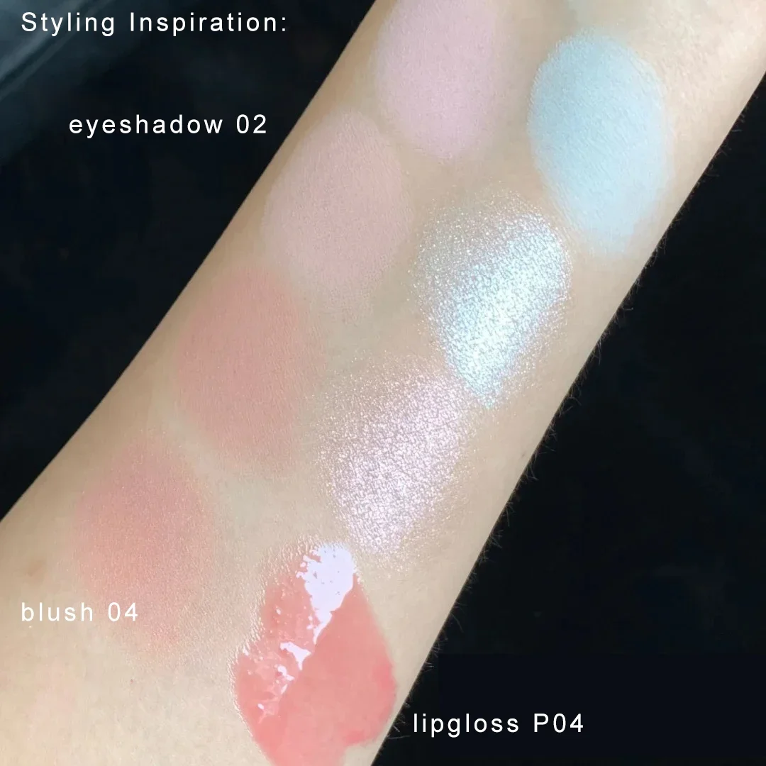 フラワーノウズシェルアイシャドウパレット 6 色マットシマー高着色長期持続ブレンド可能なナチュラルルックメイクアップ