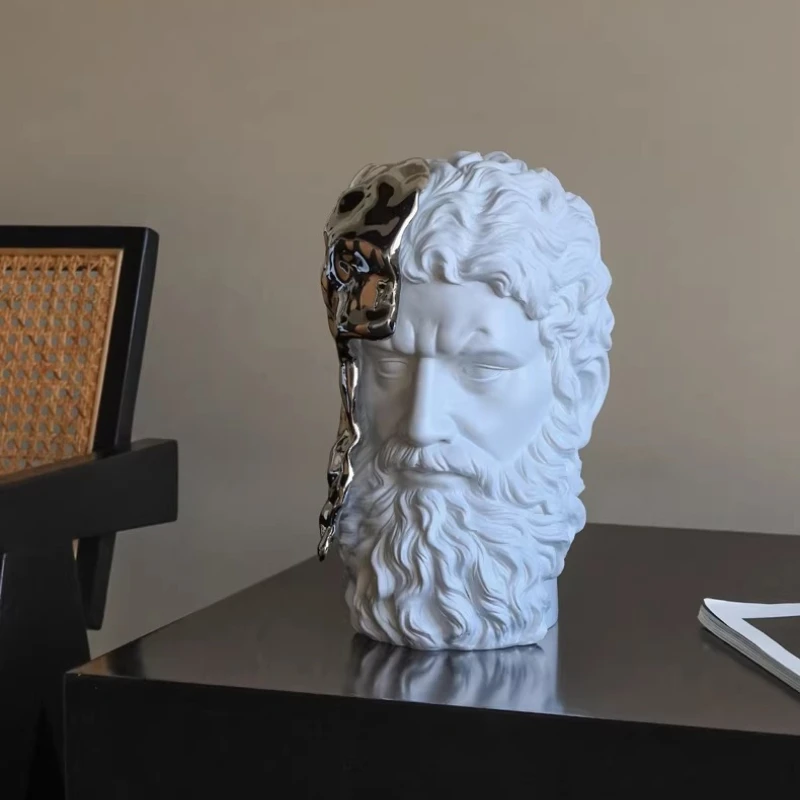 Creative Venus Portrait Sculpture Ornament Nordic Art Living Room Decoration Statuette TV Wine Cabinet Display Resin Crafts
