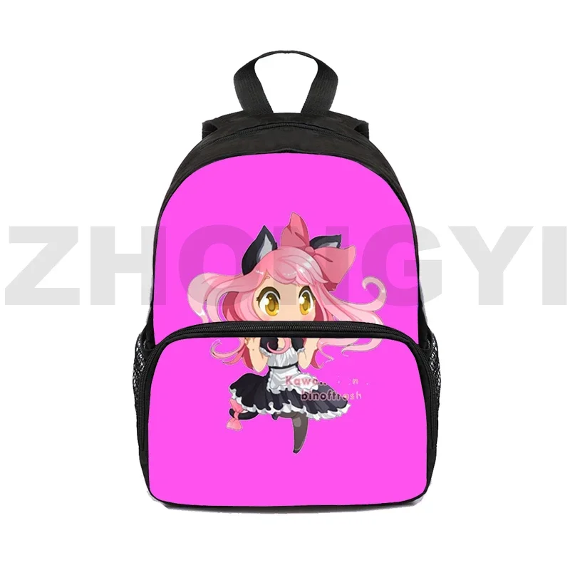 12/16 Inch Cartoon Aphmau Backpacks 3D Anime Back Pack Kids Children As A Cat Back To School Teenager Mini Bag for Kindergarten