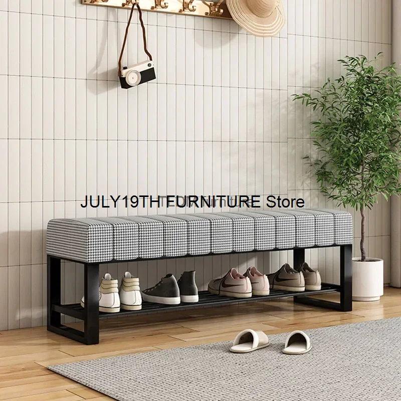 

Slim Shelves Shoe Rack Living Room Bench Show Space Saving Shoe Rack Bedroom Nordic Slippers Metal Zapatero Salon Furniture