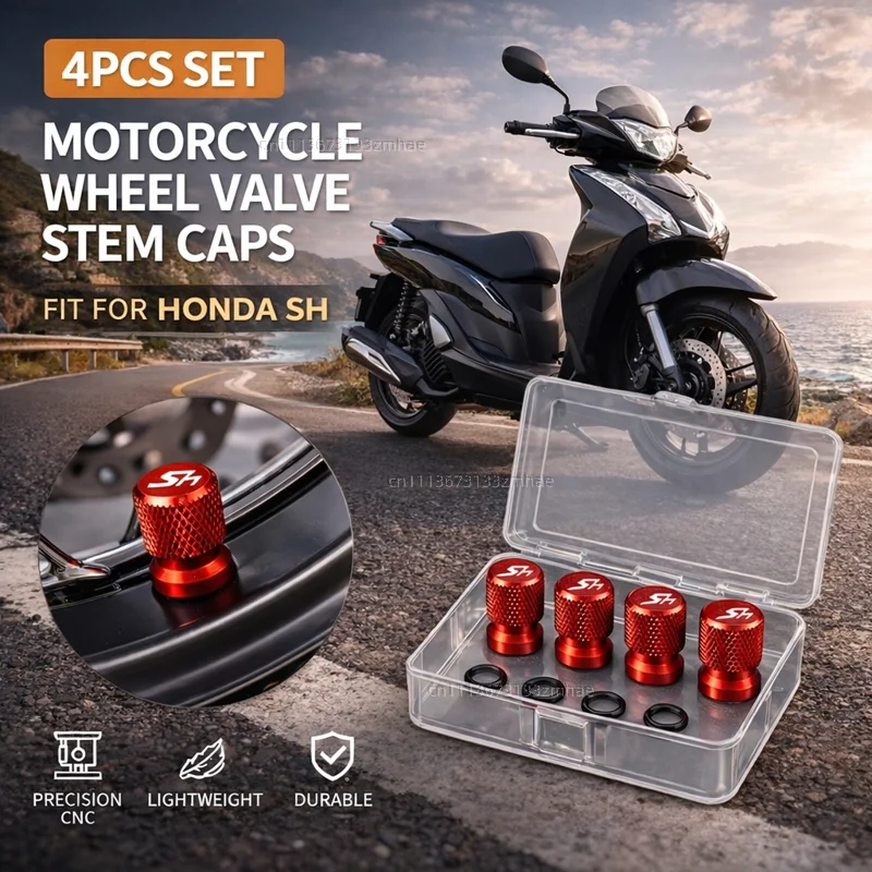 

Для мотоциклов HONDA SH125, SH125i, SH300, SH300i, SH 125, 150i, SH 300, 300i: Аксессуары для мотоциклов, колпачки для вентилей шин из алюминия с ЧПУ