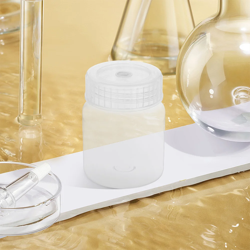

5 Pcs Tissue Culture Wide Mouth Vial Mini Sample Containers Laboratory Grade Polypropylene Bottles Storage