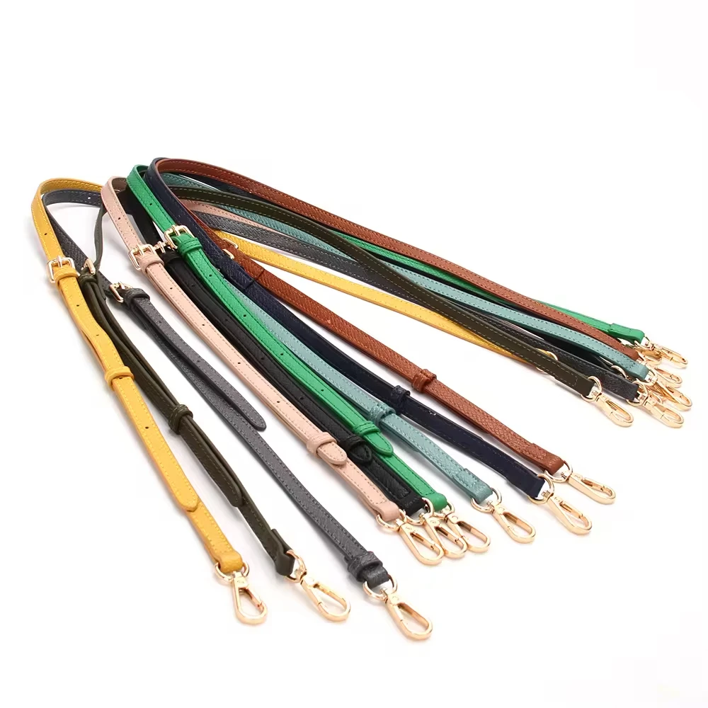 1 Set Tali Tas untuk Longchamp Mini Bebas Pukulan Kulit Asli Tali Bahu Set Transformasi Tali Selempang Aksesori Tas