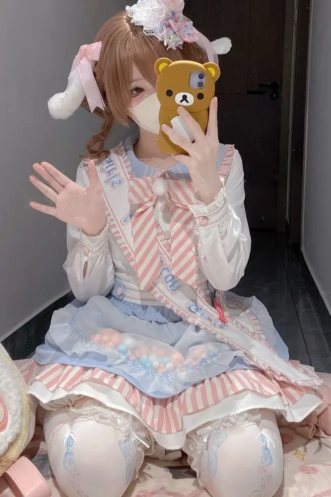 Traje de marinero dulce Original de Japón, traje para adultos Jk, estilo pijo Kawaii, bonito para mujer