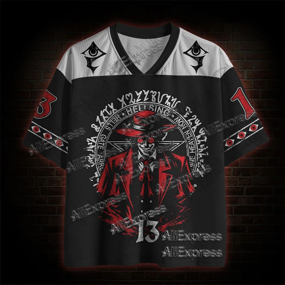 (ZZ) New Dark Series, Street Trendy Quick Drying Mesh Jersey, Sports Breathable Adult V-neck T-shirt, Handsome and Comfortable