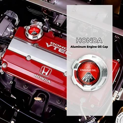 Aluminum ENGINE Oil Cap For Honda Accord SI Element ACURA INTEGRA S2000 PRELUDE CRV Civic Fit car accessories Mugen Power JDM