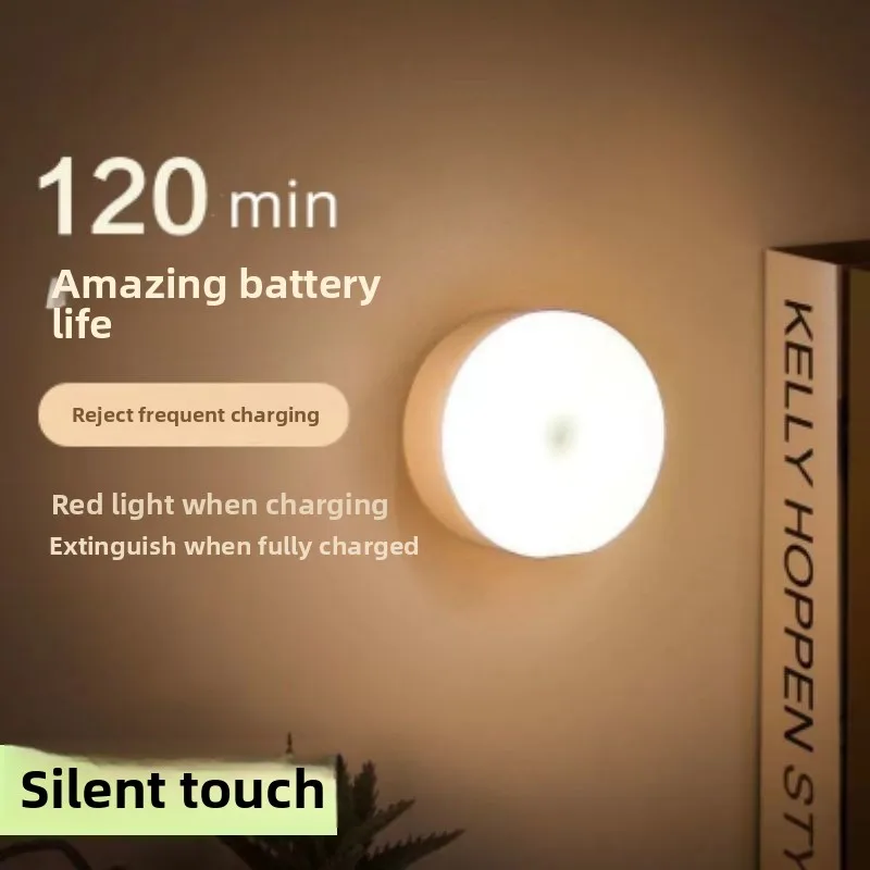 스마트 제어 침대 옆 램프 USB 자기 충전 야간 조명 대학 기숙사 방 학생 연구를위한 자기 책상 램프