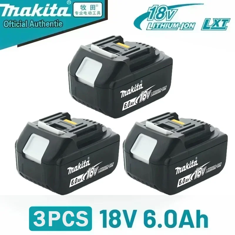 Originele 18V Makita Lithium Batterij 5AH 6AH 9AH BL1860B BL1850B bl1840 batterij 100% BL1860 BL1815 18V Makita Oplader - afbeelding 1