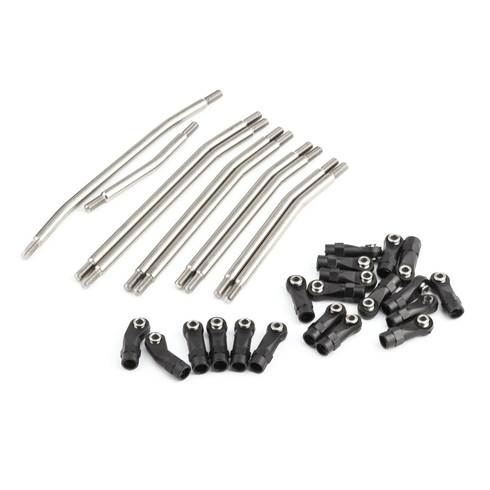 313 mm/324 mm Metallverbindungssatz Verbindungsstange mit Nylon-Endsatz für Axial SCX10 SCX10 II 90046 1/10 RC Crawler Car – Detail 4