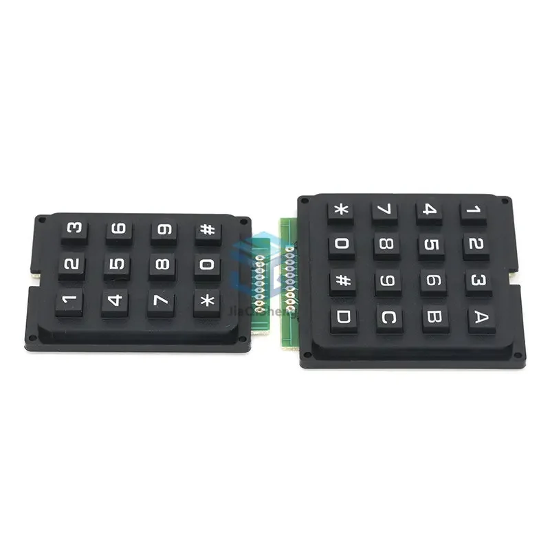 12 16 Key  4*4 4*3 Membrane Switch Keypad 4 x 4 4 x 3  Matrix Array Matrix keyboard membrane switch keypad for arduino