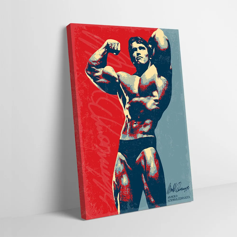 Arnold Schwarzenegger Poster Customizable Printed Canvas Painting for Pictures Wall Art Interior Accessories Home and Decoration