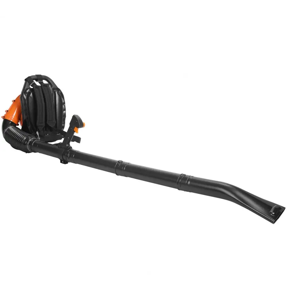Backpack Leaf Blower 52CC 2-Stroke Gas Powered 205 MPH 550 CFM Commercial Dust Blower for Lawn Yard Road Snow Cleaning