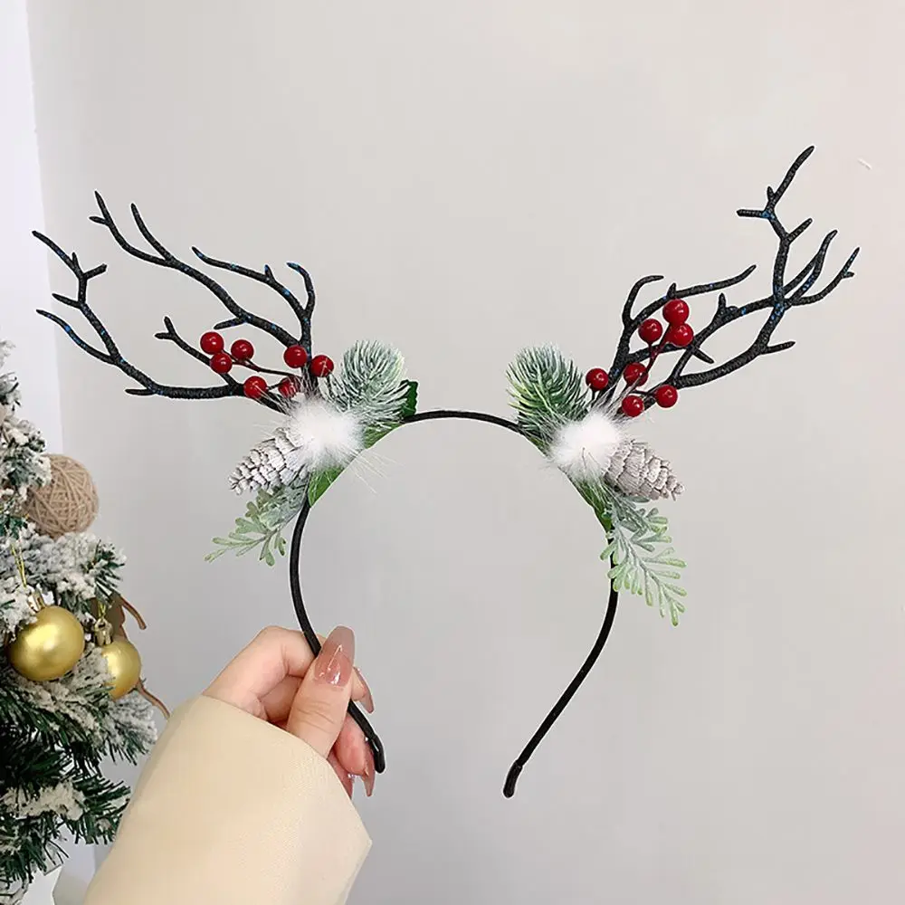

Costume Kids Make Up Branch Female Twig Deer Horns Korean Style Head Hoop Antlers Headband Women Hair Band Hair Accessories