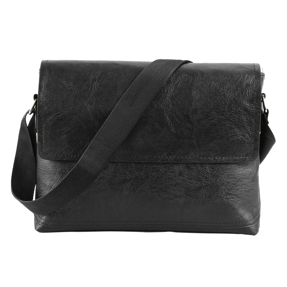 Bolsos de viaje Bolso de cuero de PU Bolso de hombro de viaje ajustable Bolsa cruzada Bolsa de transporte para hombre Bolso de mano Bolso de gran capacidad