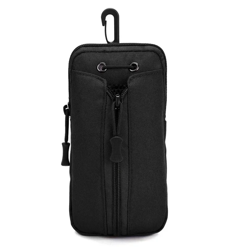 Tactical Water Bottle Carrier Outdoor Molle Pouch Bag Travel Hiking Drawstring Water Bottle Holder Kettle Carrier Bag Phone Bag