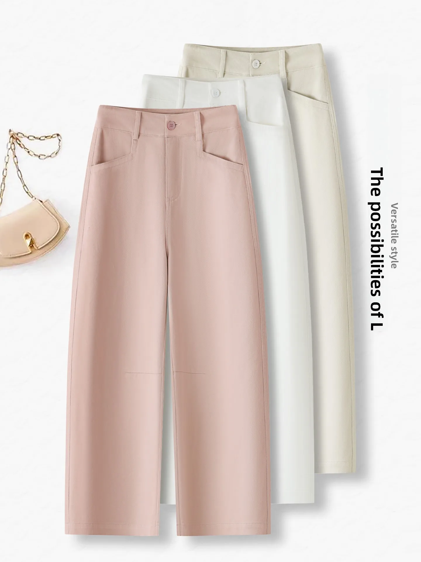 High Waist Nine-Tenths Knife Jeans Women's Summer Thin New Fashion Small Size Slim Scythe Pants Casual Loose Fit Denim