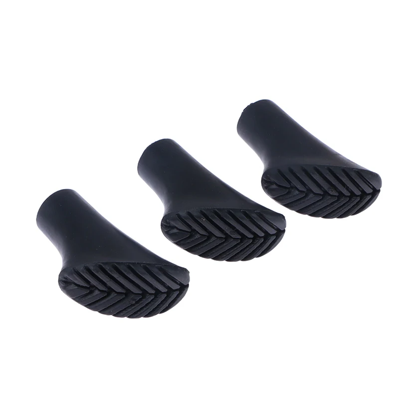 6Pcs Trekking Pole Cane Climb Outdoor Camp Walk Stick Hike Protector Cap Tip Rubber Replacement Hiking Alpenstock Accessories.