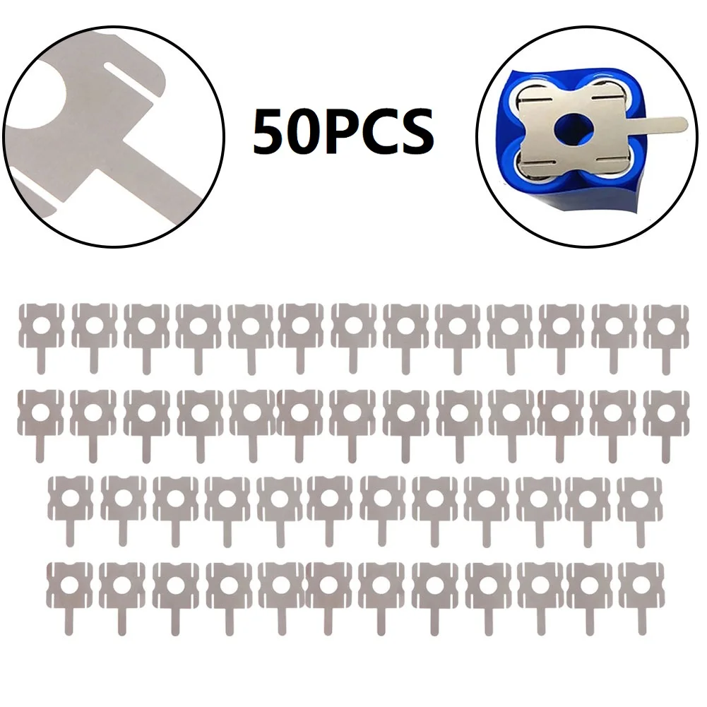 Imagem -03 - Bloco da Bateria de Lítio Substituir a Folha de Níquel de Soldagem a Ponto U-shaped para Acessórios da Ferramenta de Solda da Bateria do Computador 50 Peças 4s 18650